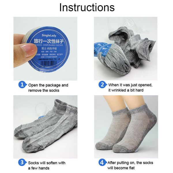 10 pairs/lot white disposable socks sports casual 3 color socks for outdoor travel sport replacement elastic stockings sd, Black
10 pairs/lot white disposable socks sports casual 3 color socks for outdoor travel sport replacement elastic stockings sd, Black