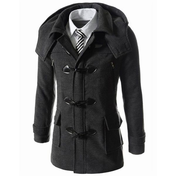 jacket men autumn winter solid horns buckle outwear long sleeve woolen overcoat winter coat parka men clothes 2019 manteau homme, Tan;black
jacket men autumn winter solid horns buckle outwear long sleeve woolen overcoat winter coat parka men clothes 2019 manteau homme, Tan;black