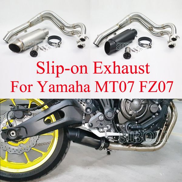 mt07 fz07 motorcycle exhaust full system with muffler db killer for mt-07 fz-07 2013 2014 2015 2016 2017 2018 years
mt07 fz07 motorcycle exhaust full system with muffler db killer for mt-07 fz-07 2013 2014 2015 2016 2017 2018 years