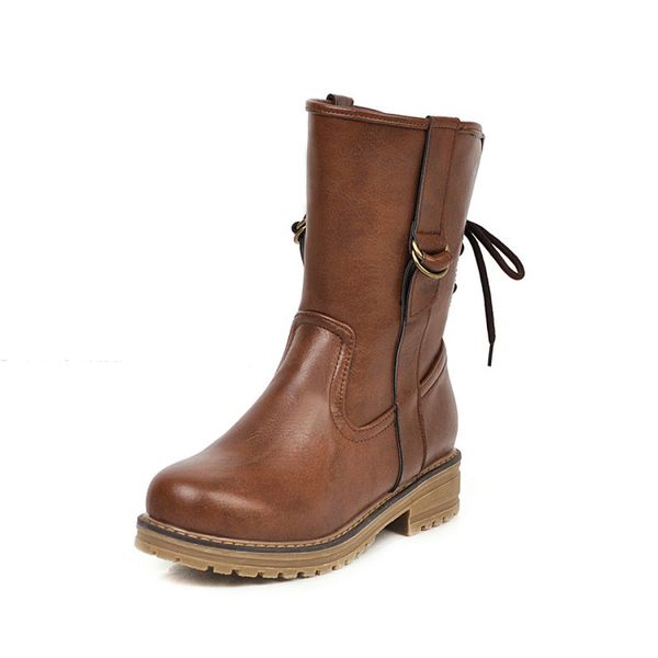 kalenmos biker boots women block low heel mid calf boots platform autumn winter shoe girls classic black riding size 33-43
kalenmos biker boots women block low heel mid calf boots platform autumn winter shoe girls classic black riding size 33-43