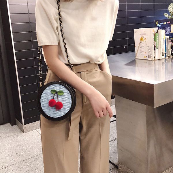 summer ladies cherry weave leather crossbody bags mini phone pouch coin purse patchwork chain messenger handbag bolsos mujer
summer ladies cherry weave leather crossbody bags mini phone pouch coin purse patchwork chain messenger handbag bolsos mujer