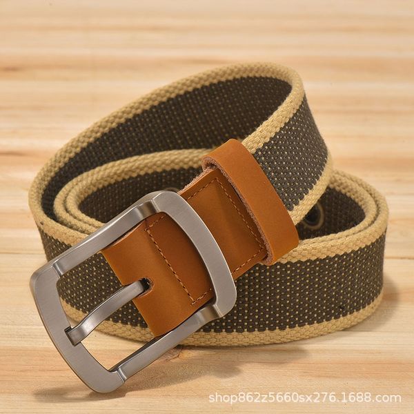 men's pin buckle canvas belt leisure overalls canvas overalls belt fashionable male students outdoor, Black;brown
men's pin buckle canvas belt leisure overalls canvas overalls belt fashionable male students outdoor, Black;brown