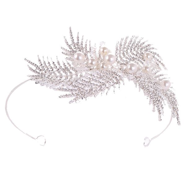 pearl leaf silver headbands wedding hair jewelry bridal hairbands hair ornament women head decoration, Golden;white
pearl leaf silver headbands wedding hair jewelry bridal hairbands hair ornament women head decoration, Golden;white