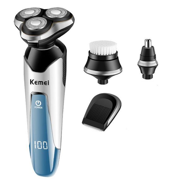 kemei km-5390 4 in 1 electric shaver washable nose hair trimmer electric razor men shaving machine grooming kit face cleanser
kemei km-5390 4 in 1 electric shaver washable nose hair trimmer electric razor men shaving machine grooming kit face cleanser