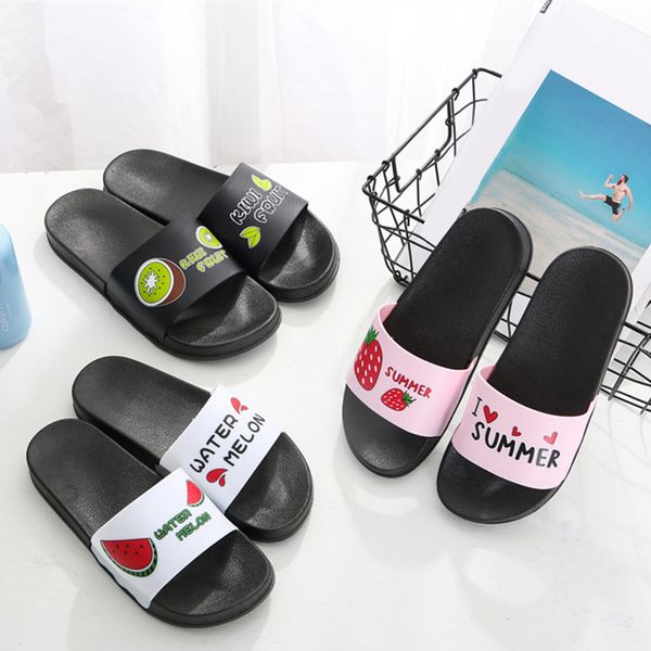 women's indoor flat slippers ladies fruit print flip flops summer woman casual comfortable home shoes 36-40 open toe 2020 hot, Black
women's indoor flat slippers ladies fruit print flip flops summer woman casual comfortable home shoes 36-40 open toe 2020 hot, Black