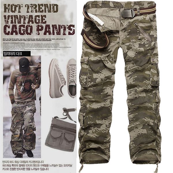 men's cargo pants pockets stretch cotton casual loose men pants men trousers camo joggers pantalones hombre, Black
men's cargo pants pockets stretch cotton casual loose men pants men trousers camo joggers pantalones hombre, Black