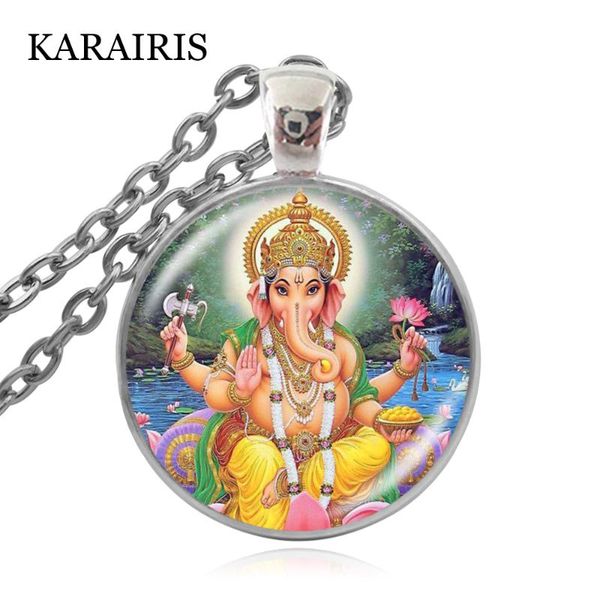 karairis new vintage ganesha statue necklace hindu ganapati crystal jewelry vinayaka crystal pendant meditation buddha necklaces, Silver
karairis new vintage ganesha statue necklace hindu ganapati crystal jewelry vinayaka crystal pendant meditation buddha necklaces, Silver
