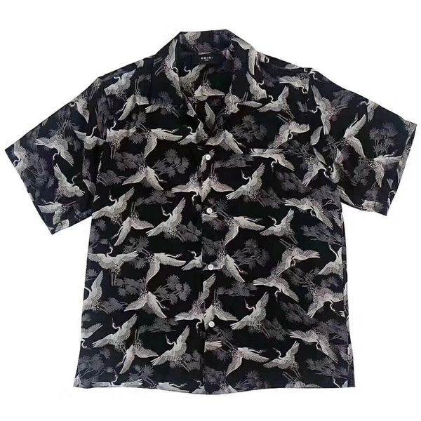 Модный бренд Амири стиль кран печати удобная рубашка с короткими рукавами лацкан
Модный бренд Амири стиль кран печати удобная рубашка с короткими рукавами лацкан