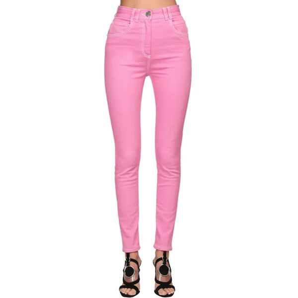 new skinny pink bright yellow pants female slim casual summer mid waist feet jeans cotton ladies trousers women's pants 2020, Black;white
new skinny pink bright yellow pants female slim casual summer mid waist feet jeans cotton ladies trousers women's pants 2020, Black;white