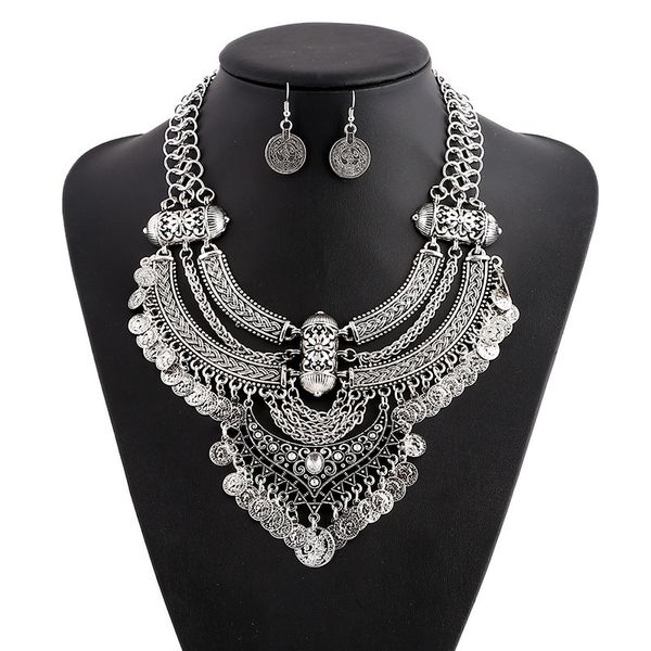 lzhlq vintage bohemia этническая макси заявление ожерелье женщины ювелирные изделия личность шоу ожерелья подвески завод продажа ошейники, Silver
lzhlq vintage bohemia этническая макси заявление ожерелье женщины ювелирные изделия личность шоу ожерелья подвески завод продажа ошейники, Silver