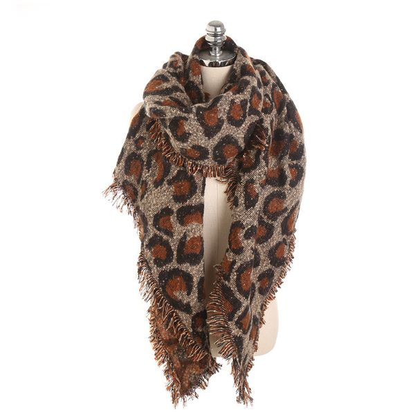 2019 european and american style wild leopard pattern loop yarn scarf shawl female, Blue;gray
2019 european and american style wild leopard pattern loop yarn scarf shawl female, Blue;gray