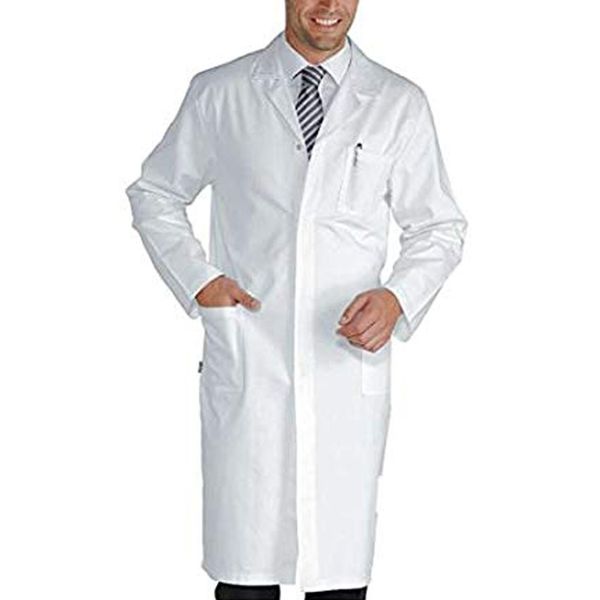 white shirt men women shirt new style overalls casual long cardigan blouse large overalls doctors laboratory white coat gh4, White;black
white shirt men women shirt new style overalls casual long cardigan blouse large overalls doctors laboratory white coat gh4, White;black