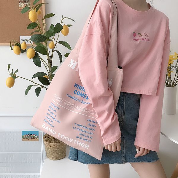 конфеты цвет ткани женщины сумки на ремне, contrast color design ladies повседневный tote большие холст сумок книги сумочка для девочки
конфеты цвет ткани женщины сумки на ремне, contrast color design ladies повседневный tote большие холст сумок книги сумочка для девочки