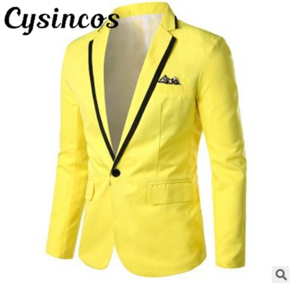 cysincos new quality brand men blazers 2019 autumn men's for formal occasions coat male custom men's business blazers, White;black
cysincos new quality brand men blazers 2019 autumn men's for formal occasions coat male custom men's business blazers, White;black