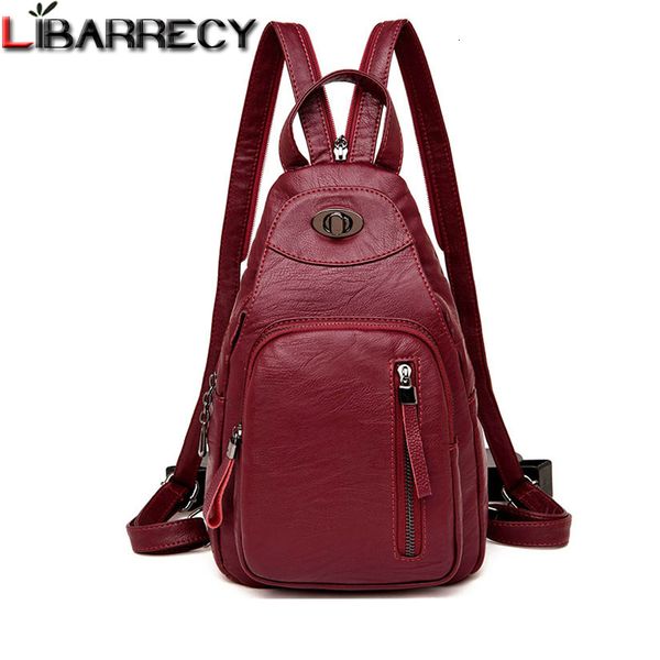 casual backpack female brand leather women's backpack designer shoulder bags for women 2018 travel backbag chest bag mochila cj191213
casual backpack female brand leather women's backpack designer shoulder bags for women 2018 travel backbag chest bag mochila cj191213