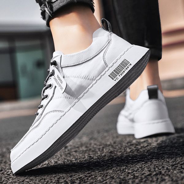 2020 mens casual shoes fashion male sneakers air cushion breathable sports running shoes low mens sneakers air mesh sale, Black