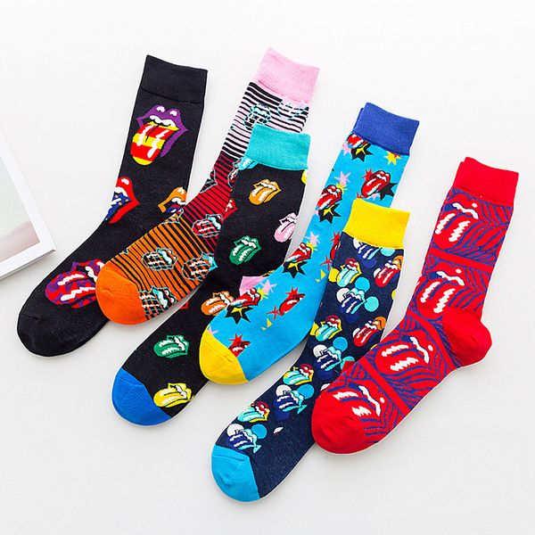 women soft sock cartoon ladies tongue printing socks lovers colorful woman crew casual cotton sox girls winter trendy skarpetki, Black;white
women soft sock cartoon ladies tongue printing socks lovers colorful woman crew casual cotton sox girls winter trendy skarpetki, Black;white