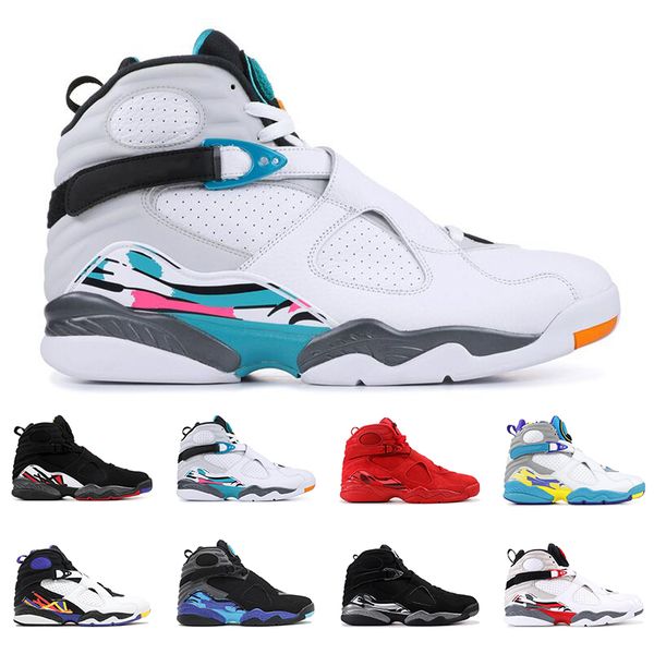 wholesale hot 8s men basketball shoes high top VALENTINES DAY White Aqua 3PEAT CHROME COUNTDOWN PACK fashion 8 mens sports sneakers
wholesale hot 8s men basketball shoes high top VALENTINES DAY White Aqua 3PEAT CHROME COUNTDOWN PACK fashion 8 mens sports sneakers