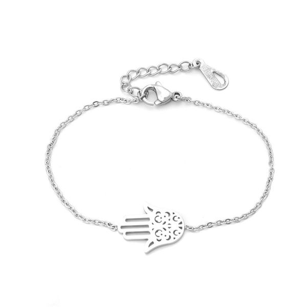 trendy hamsa symbol hand filigree gold & silver bracelet stainless steel chain bracelets for women jewelry 16.5cm long 1 pc, Golden;silver
trendy hamsa symbol hand filigree gold & silver bracelet stainless steel chain bracelets for women jewelry 16.5cm long 1 pc, Golden;silver