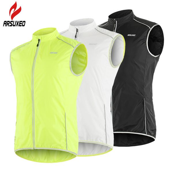 arsuxeo reflective men cycling vest windser windproof bike bicycle running vest with back zipper pocket reflective clothing, Black
arsuxeo reflective men cycling vest windser windproof bike bicycle running vest with back zipper pocket reflective clothing, Black