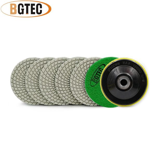bgtec 4inch 6pcs #800 professional diamond flexible polishing pads with 4inch m14 plastic backer marble & granite sanding disc
bgtec 4inch 6pcs #800 professional diamond flexible polishing pads with 4inch m14 plastic backer marble & granite sanding disc