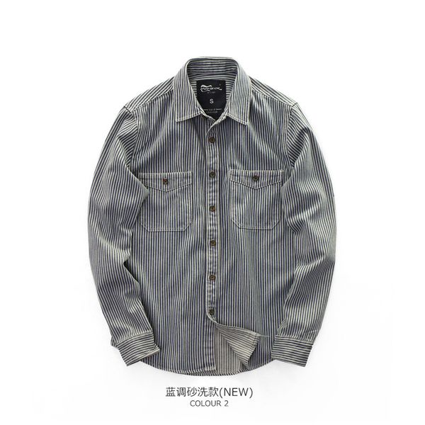 retro mens striped jeans blue shirt men casual denim shirts slim long sleeves vertical striped large size shirts for men ii50cs, White;black
retro mens striped jeans blue shirt men casual denim shirts slim long sleeves vertical striped large size shirts for men ii50cs, White;black