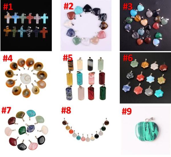 20 styles natural stone pendant druzy drusy necklace stainless steel chain bullet hexagonal prism black lava diffuser necklace jewelry 2-002, Silver
20 styles natural stone pendant druzy drusy necklace stainless steel chain bullet hexagonal prism black lava diffuser necklace jewelry 2-002, Silver