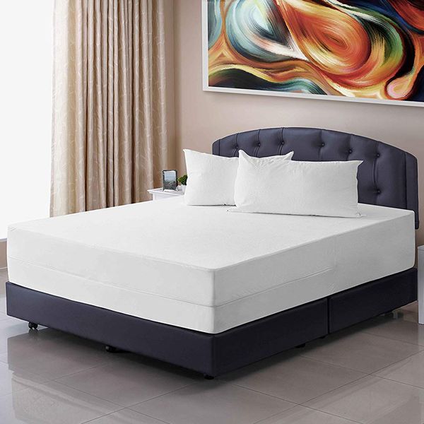 turetrip all size smooth zipper waterproof mattress cover bed bug proof mattress protector fully cover encasement
turetrip all size smooth zipper waterproof mattress cover bed bug proof mattress protector fully cover encasement