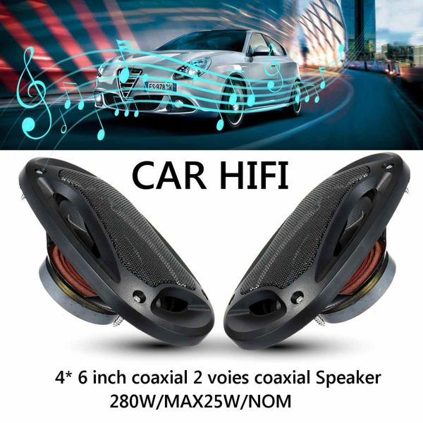 2 pcs universal two way vehicle coaxial speaker car auto hifi subwoofer speaker audio music stereo coxial speakers 4x6 inch 280w
2 pcs universal two way vehicle coaxial speaker car auto hifi subwoofer speaker audio music stereo coxial speakers 4x6 inch 280w