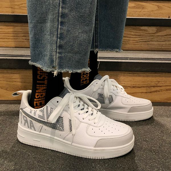 2020 new fashion men shoes tide ins reflective network port red chic style casual shoes wild white for men and women, Black
2020 new fashion men shoes tide ins reflective network port red chic style casual shoes wild white for men and women, Black