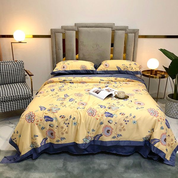 2020 yellow flower summer comforter soft patchwork quilt blue bed linen blanket or full size thin comforter set 1-4pcs
2020 yellow flower summer comforter soft patchwork quilt blue bed linen blanket or full size thin comforter set 1-4pcs