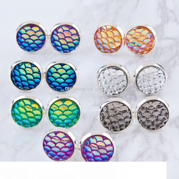 handmade druzy drusy resin beads round earrings 12mm mermaid fish scale pattern stud earrings fashion trendy women jewelry, Golden;silver
handmade druzy drusy resin beads round earrings 12mm mermaid fish scale pattern stud earrings fashion trendy women jewelry, Golden;silver
