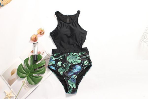 2019 one piece swimwear women fashion high neck swimsuit ladies leaves print monokini bodysuits one-piece zipper swim wear bathing suit
2019 one piece swimwear women fashion high neck swimsuit ladies leaves print monokini bodysuits one-piece zipper swim wear bathing suit