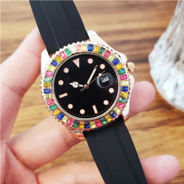 quartz mens brand watch day 40mm ceramic bezel sapphire glass men watches, Slivery;brown
quartz mens brand watch day 40mm ceramic bezel sapphire glass men watches, Slivery;brown