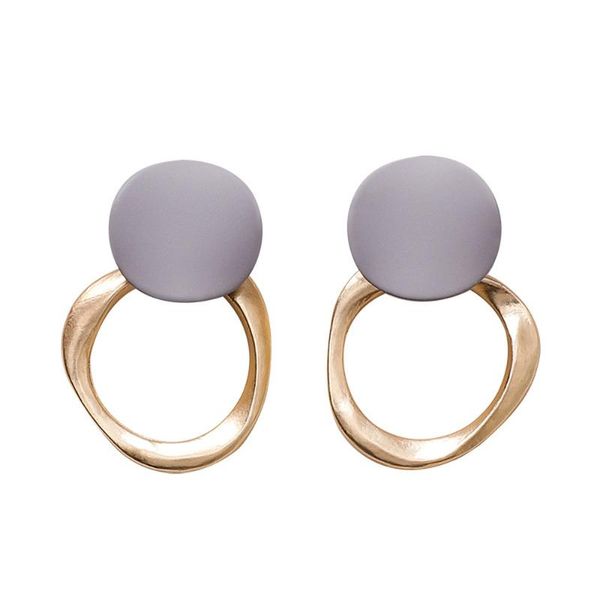 korean style simple new matte metal paint irregular geometric round drop earrings for women girl fashion jewelry accessories, Silver
korean style simple new matte metal paint irregular geometric round drop earrings for women girl fashion jewelry accessories, Silver