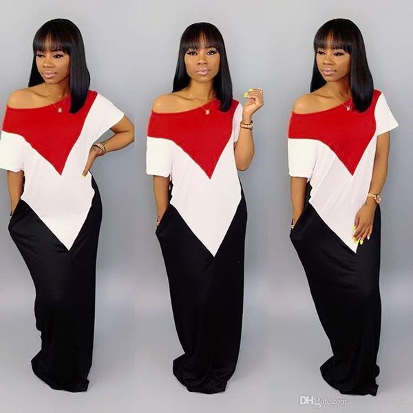 women panelled color dresses short sleeve pocket asymmetrical ankle length bohemian dress fashion casual summer dresses, Black;gray
women panelled color dresses short sleeve pocket asymmetrical ankle length bohemian dress fashion casual summer dresses, Black;gray