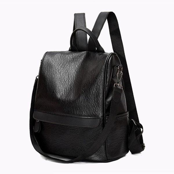 women fashion solid color handbag tote double shoulder backpack bags leather backpack women school anti theft /e
women fashion solid color handbag tote double shoulder backpack bags leather backpack women school anti theft /e