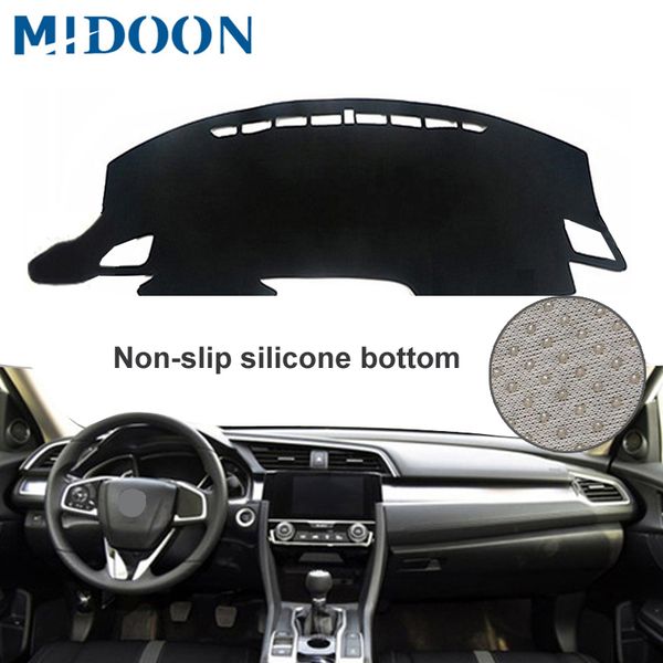 midoon car dashboard cover fit for civic 2016 2017 2018 automobile dash mat dashboard pad carpet anti-uv anti-slip
midoon car dashboard cover fit for civic 2016 2017 2018 automobile dash mat dashboard pad carpet anti-uv anti-slip
