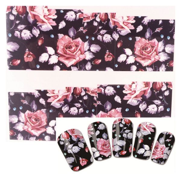 1pc nail sticker water transfer decals flower romantic rose watermark slider gel nail art decoration manicure, Black
1pc nail sticker water transfer decals flower romantic rose watermark slider gel nail art decoration manicure, Black