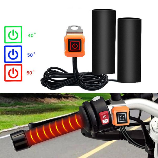 12v lntelligent temperature control third gear heated grips inserts handlebar hand warmers for universal grip atv motorcycle
12v lntelligent temperature control third gear heated grips inserts handlebar hand warmers for universal grip atv motorcycle