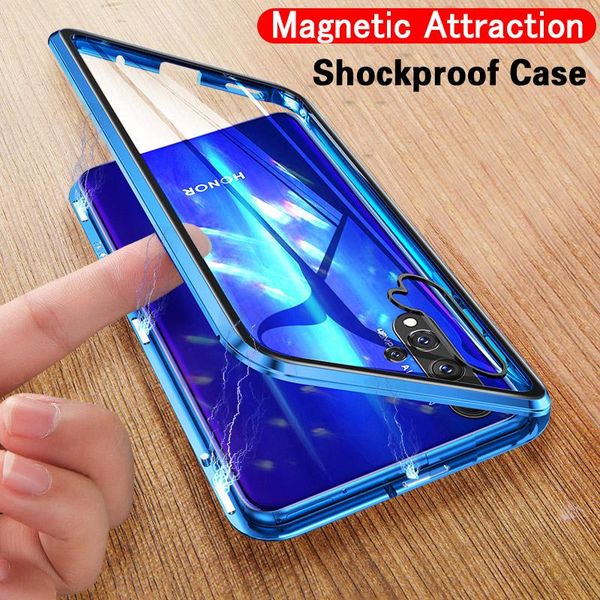 luxury magnetic adsorption shockproof case for huawei p30 p20 honor 10 lite mate 20 pro p smart 2019 tempered glass back cover
luxury magnetic adsorption shockproof case for huawei p30 p20 honor 10 lite mate 20 pro p smart 2019 tempered glass back cover