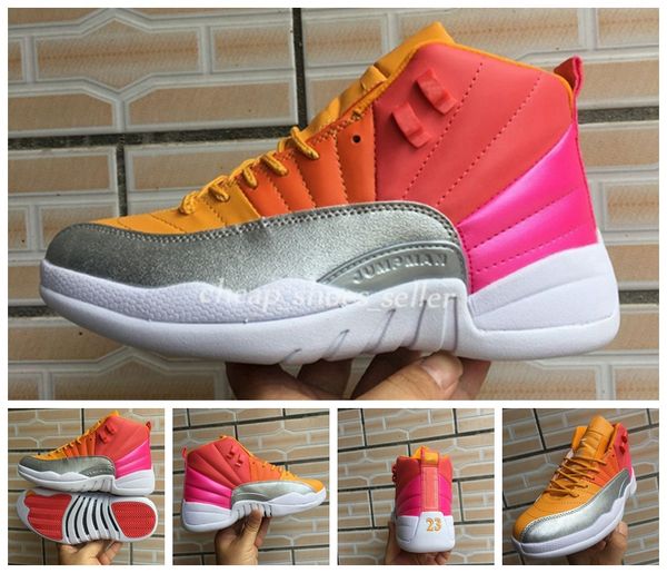 new 12 12s basketball shoes for men summer gradients volt orange pink game royal designer shoes sports mens trainers brand sneakers us 8-13, White;red
new 12 12s basketball shoes for men summer gradients volt orange pink game royal designer shoes sports mens trainers brand sneakers us 8-13, White;red