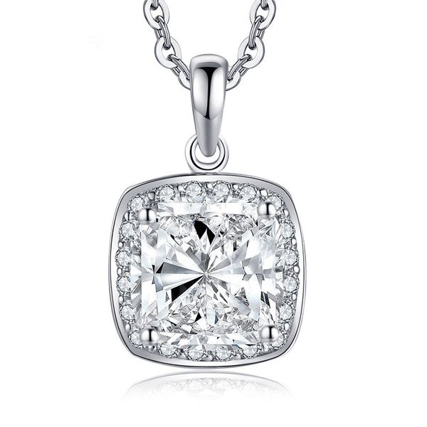 9*9mm s925 fine jewelry sterling silver cushion cut pendant necklace lab-created diamond engagement wedding proposal gift
9*9mm s925 fine jewelry sterling silver cushion cut pendant necklace lab-created diamond engagement wedding proposal gift