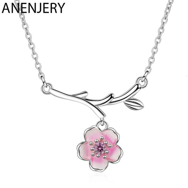 romantic 925 sterling silver pink cherry blossom necklaces for women zircon epoxy flower pendant necklace
romantic 925 sterling silver pink cherry blossom necklaces for women zircon epoxy flower pendant necklace
