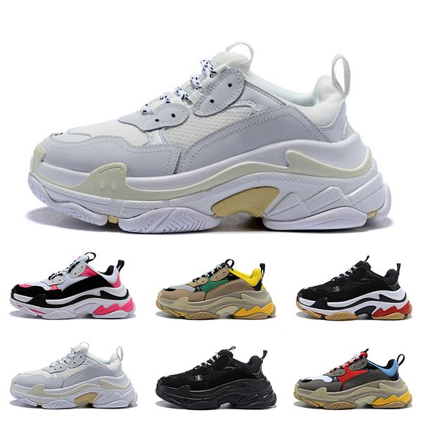 2019 fashion paris 17fw triple s sneakers triple-s casual dad mens designer shoes for women beige black athletic sports trainers, White;red
2019 fashion paris 17fw triple s sneakers triple-s casual dad mens designer shoes for women beige black athletic sports trainers, White;red