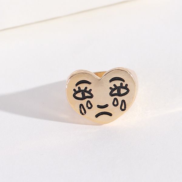 fashion vintage gold color face palm coconut tree ring for women girls trendy crying heart unique fun personality jewelry gifts, Golden;silver
fashion vintage gold color face palm coconut tree ring for women girls trendy crying heart unique fun personality jewelry gifts, Golden;silver