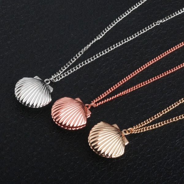 3 color shell pendant necklaces mermaid shell necklace for women girl souvenir gift creative beach statement jewelry christmas gift, Silver
3 color shell pendant necklaces mermaid shell necklace for women girl souvenir gift creative beach statement jewelry christmas gift, Silver