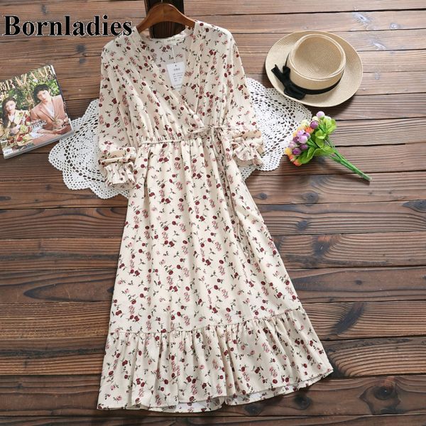 bornladies japan style mori girl dress new women long sleeve v-neck floral print chiffon dresses spring female elegant vestidos, Black;gray
bornladies japan style mori girl dress new women long sleeve v-neck floral print chiffon dresses spring female elegant vestidos, Black;gray