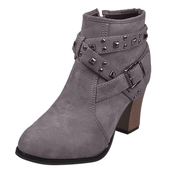 женская высокий каблук ботильоны 2019 дамский осень зима zipper boots suede zipper заклепки короткие пинетки круглый toe обувь # 816, Black
женская высокий каблук ботильоны 2019 дамский осень зима zipper boots suede zipper заклепки короткие пинетки круглый toe обувь # 816, Black