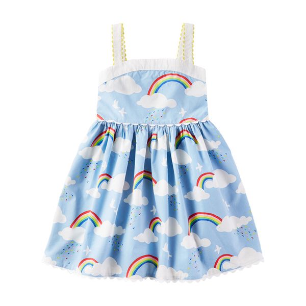 little maven dress 2020 girls sleeveless dress rainbow pattern baby summer party dresses toddler clothing animal princess, Red;yellow
little maven dress 2020 girls sleeveless dress rainbow pattern baby summer party dresses toddler clothing animal princess, Red;yellow